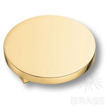 Brass Ручка кнопка 7207 0060 GL-GL глянцевое золото 32 мм фото 1