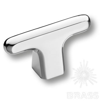 Brass Ручка кнопка 4107 001MP02 глянцевый хром фото 1
