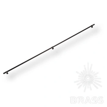 Brass Ручка рейлинг 8774 1024 AL6-AL6 чёрный 512-512 мм фото 1