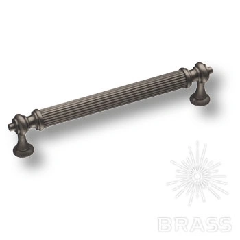 Brass Ручка скоба 2512-015-128 латунь старое серебро 128 мм фото 1