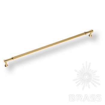 Brass Ручка скоба 2202-60-480-053 глянцевое золото 480 мм фото 1