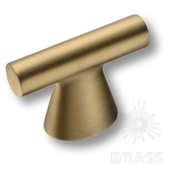 Brass Ручка кнопка 4119 016MP30 состаренная латунь 16 мм фото 1