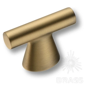 Brass Ручка кнопка 4119 016MP30 состаренная латунь 16 мм фото 1