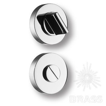 Brass Накладка с поворотной кнопкой RO12W6 CR ROSET глянцевый хром фото 1