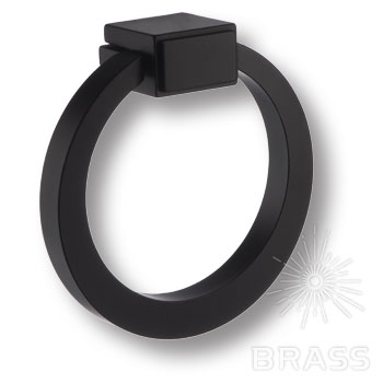 Brass Ручка кольцо BU 013.80.09 черный фото 1