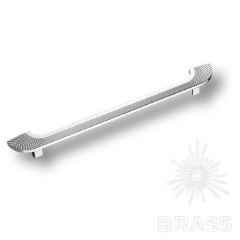 Brass Ручка скоба 1200 224MP02 глянцевый хром 224 мм фото 1