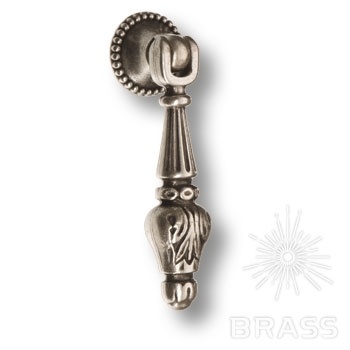 Brass Ручка капля 15.420.00.16 старое серебро фото 1