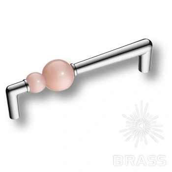 Brass Ручка скоба эксклюзивная коллекция Atomo 15.189.128 AT PI 07 глянцевый хром 128 мм фото 1