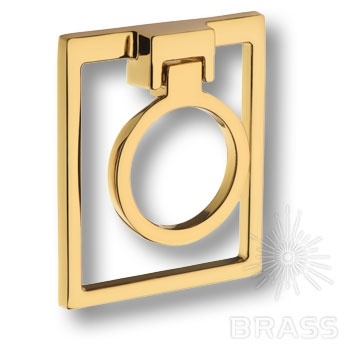 Brass Ручка кольцо 4622 0074 GL-GL глянцевое золото фото 1