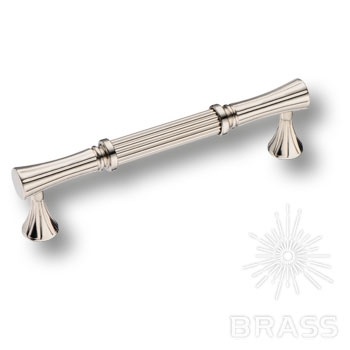 Brass Ручка скоба 2202-51-128-053 глянцевый никель 128 мм фото 1