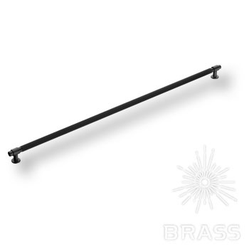Brass Ручка рейлинг 9380 0640 AL6-AL6 черный 640 мм фото 1