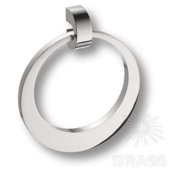 Brass Ручка кольцо 7260 0080 CR-CR глянцевый хром 16 мм фото 1