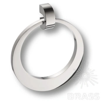 Brass Ручка кольцо 7260 0080 CR-CR глянцевый хром 16 мм фото 1