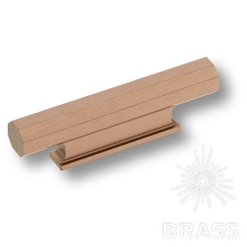 Brass Ручка профиль 9332 0032 ELX8 брашированная бронза 32 мм фото 1