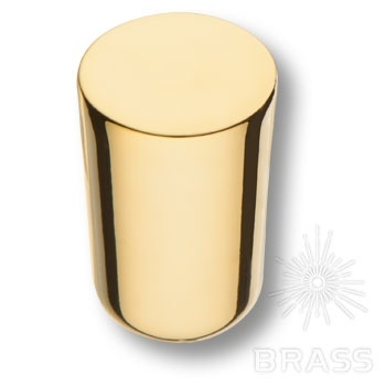 Brass Ручка кнопка модерн 8162-100 глянцевое золото фото 1