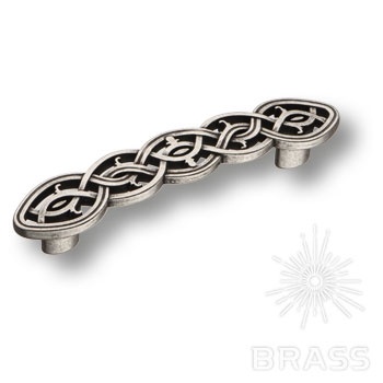Brass Ручка скоба 15.071.96.16 старое серебро 96 мм фото 1