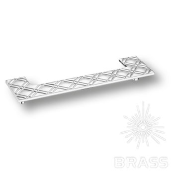 Brass Ручка скоба 1201 192MP02 глянцевый хром 192 мм фото 1