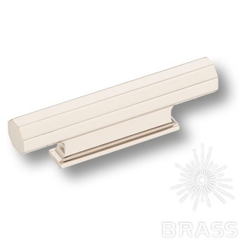 Brass Ручка профиль 9332 0032 PN глянцевый никель 32 мм фото 1