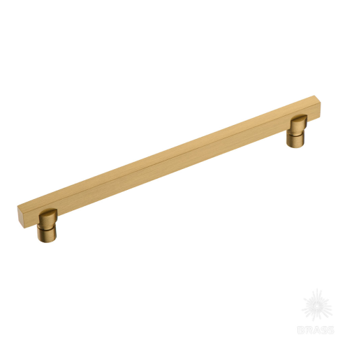 Brass Ручка скоба 2557-011-160 латунь сатинированная латунь 160 мм фото 1