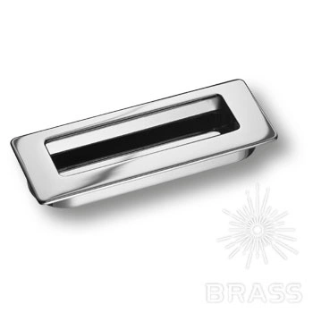 Brass Ручка врезная 3702-400 глянцевый хром фото 1