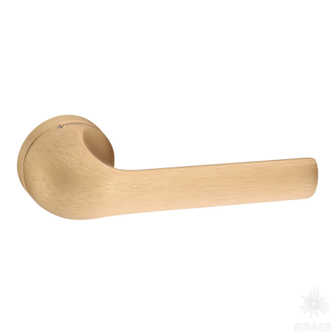 Brass Ручка дверная HA192RO12 ELX5 ODIN брашированная латунь фото 1