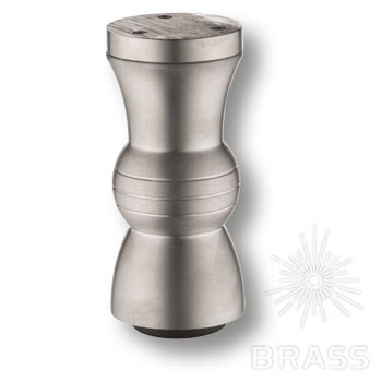Brass Опора мебельная KAL-0001-0100-D34 сатиновый хром фото 1