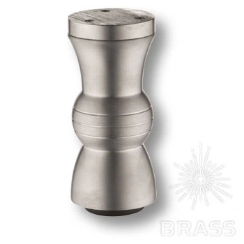 Brass Опора мебельная KAL-0001-0100-D34 сатиновый хром фото 1