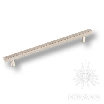 Brass Ручка скоба 8767 0224 PN-PN глянцевый никель 224 мм фото 1