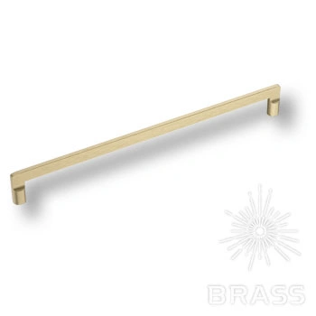 Brass Ручка скоба 9393 0320 ELX5 брашированная латунь 320 мм фото 1