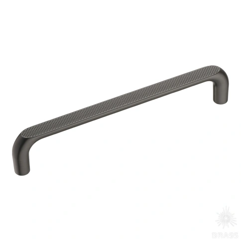 alt="Купить Ручка скоба 396-160-Titanium графит 160 мм Brass. Мебельная фурнитура оптом и в розницу."