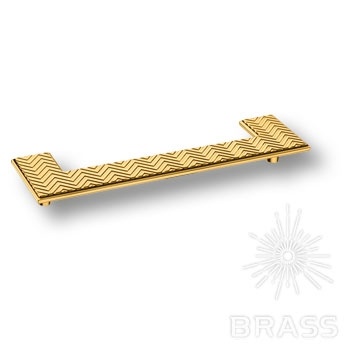 Brass Ручка скоба 1204 192MP11 глянцевое золото 192 мм фото 1