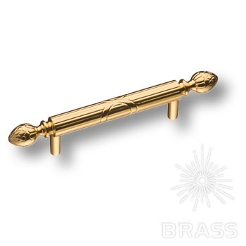 Brass Ручка скоба BU 005.96.19 глянцевое золото 96 мм фото 1