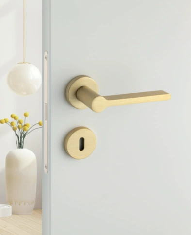 Brass Ручка дверная HA248RO12 GB ENKEL матовая латунь фото 1