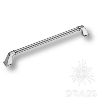 Brass Ручка скоба 1122 256MP02 глянцевый хром 256 мм фото 1