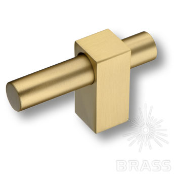 Brass Ручка кнопка 8954 0008 BB-BB матовое золото фото 1