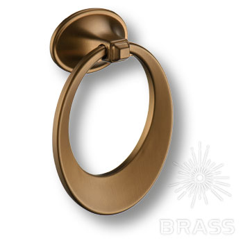 Brass Ручка кольцо 906-Bronze бронза фото 1