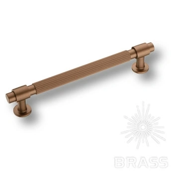 Brass Ручка рейлинг 9380 0160 ELX8-ELX8 брашированная бронза 160 мм фото 1