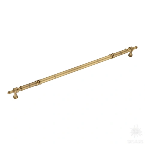 Brass Ручка скоба 25149-013-13-416 латунь состаренная латунь 416 мм фото 1