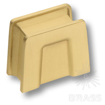 Brass Ручка кнопка 4140 016MP35 матовое золото 16 мм фото 1