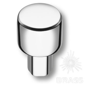 Brass Ручка кнопка 4126 001MP02 глянцевый хром  фото 1