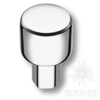 Brass Ручка кнопка 4126 001MP02 глянцевый хром  фото 1