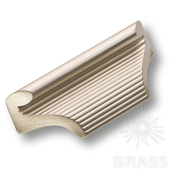 Brass Ручка профиль 8610 0064 NBM матовый никель 64 мм фото 1