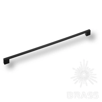 Brass Ручка скоба 1039-416-Matt Black черный 416 мм фото 1