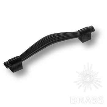 Brass Ручка скоба 7492-032 черный 96 мм фото 1