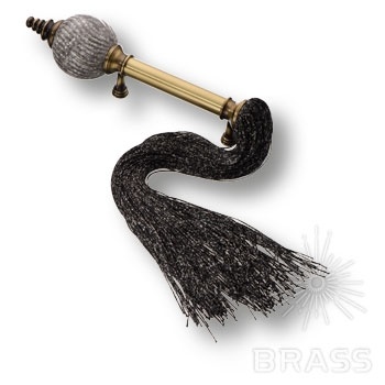 Brass Ручка скоба SULTAN-41-128-BLACK-BLACK античная бронза 128 мм фото 1