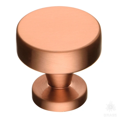 alt="Купить Ручка кнопка 30-Copper медный Brass мебельная фурнитура оптом и в розницу"