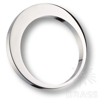Brass Ручка кольцо 6530 0080 CR глянцевый хром 32 мм фото 1