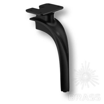 Brass Опора мебельная 2390 0210 Matt Black CRUZ чёрный 210 мм фото 1