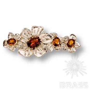 Brass Ручка скоба "Monfleur" эксклюзивная коллекция 03.96.MO07 глянцевый хром 96 мм фото 1