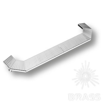 Brass Ручка скоба 1213 224MP02 глянцевый хром 224 мм фото 1
